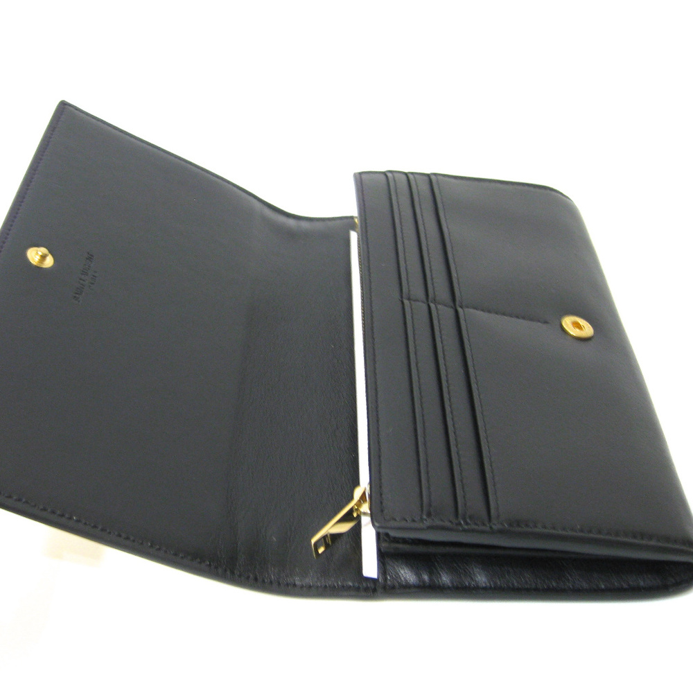 SAINT LAURENT PARIS NWT Black & Bone Large Wallet - Picture 6 of 8